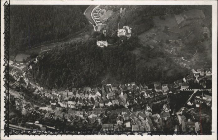 Hornberg Schwarzwald Ortenaukreis Fliegeraufnahme Zensur dur