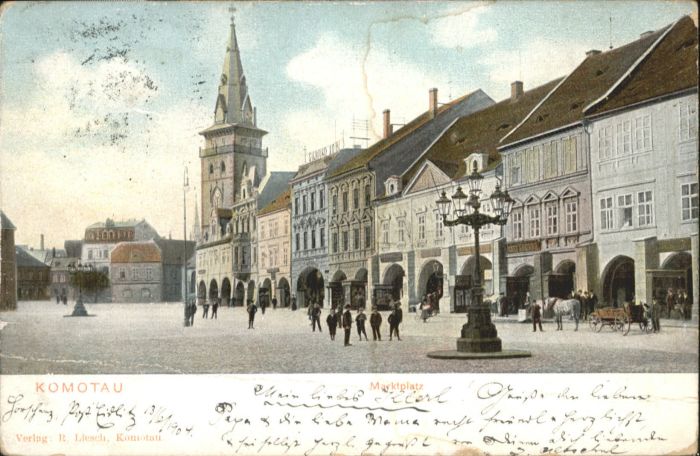 Komotau Marktplatz