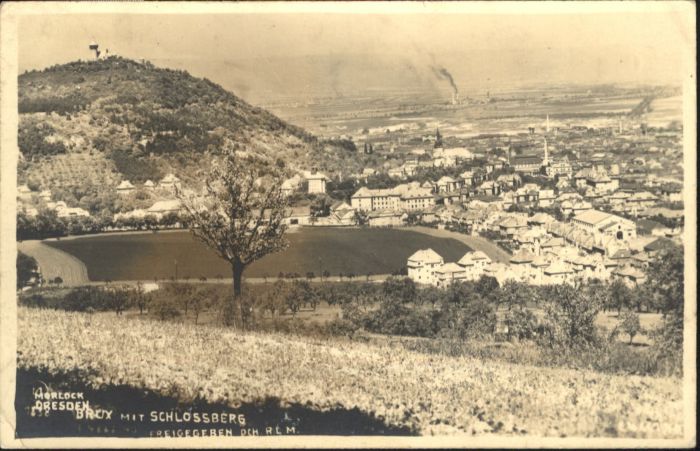 Bruex Most Sudetengau Brüx Schlossberg