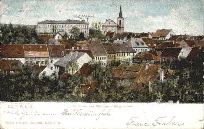 Leipa Boehmen Ceska Lipa Leipa i. B.