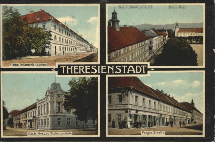 Theresienstadt Infanterie Kaserne Post Korpsoffizierss