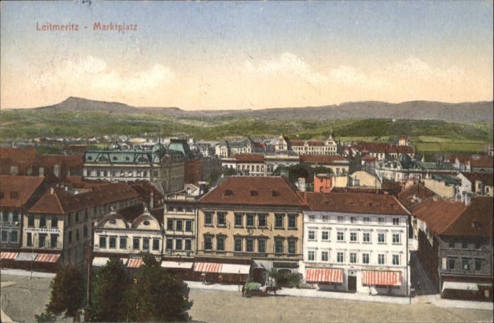 Leitmeritz Litomerice Nordboehmen Leitmeritz Marktplatz
