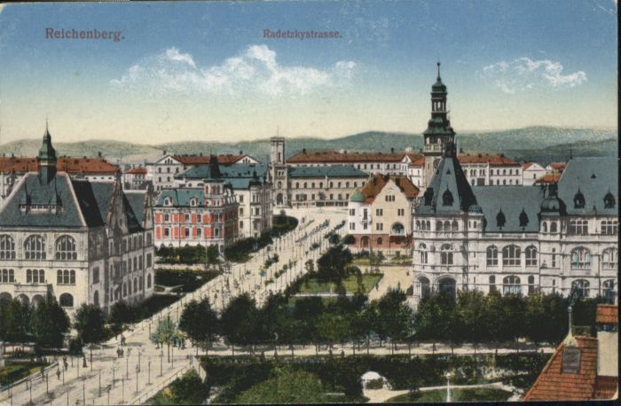 Reichenberg Liberec Boehmen Radetzkystrasse
