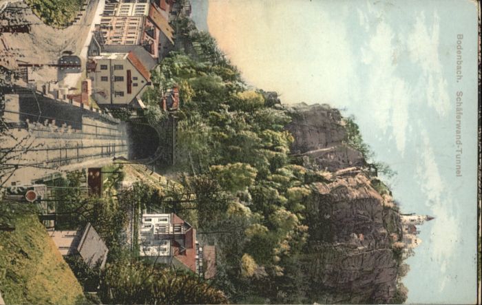 Bodenbach-Tetschen Boehmen Bodenbach Schäferwand Tunnel