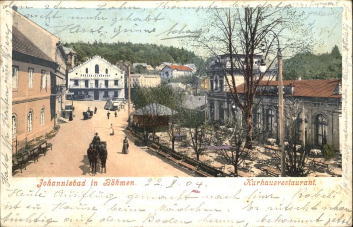 Johannisbad Riesengebirge Johannisbad Kurhaus Restaurant