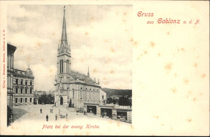 Gablonz Neisse Tschechien Kirche