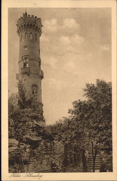 Hoher Schneeberg Decinsky Sneznik Aussichtsturm