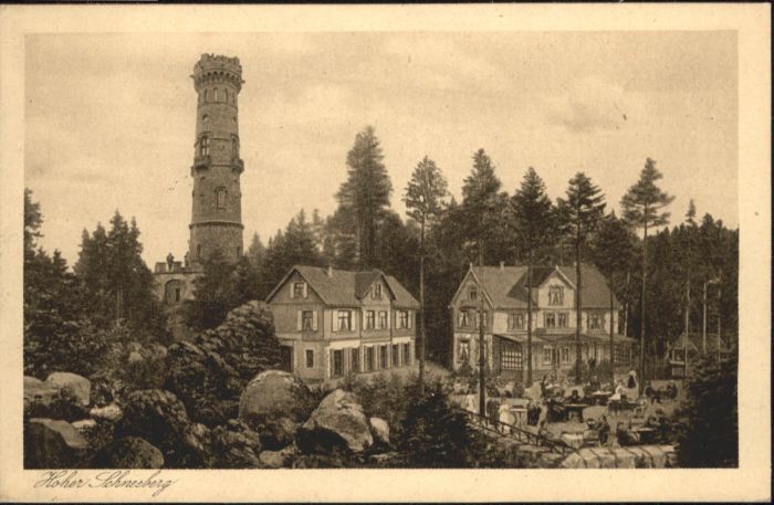 Hoher Schneeberg Decinsky Sneznik Aussichtsturm