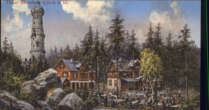 Hoher Schneeberg Decinsky Sneznik Aussichtsturm