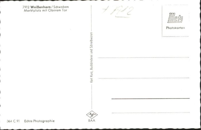 Weissenhorn Marktplatz Oberes Tor