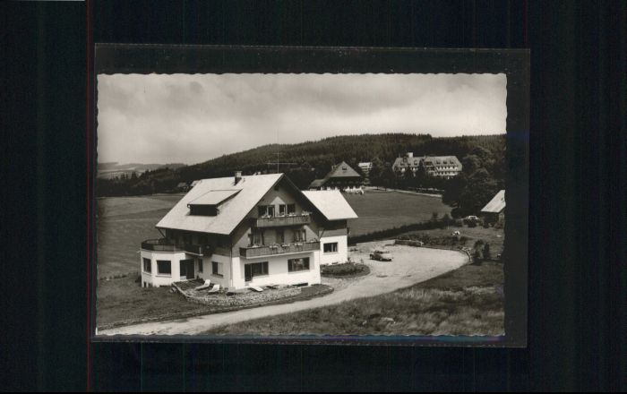 Hinterzarten Breisgau-Hochschwarzwald BW Vegetarisches Diaet-Kurheim Koch