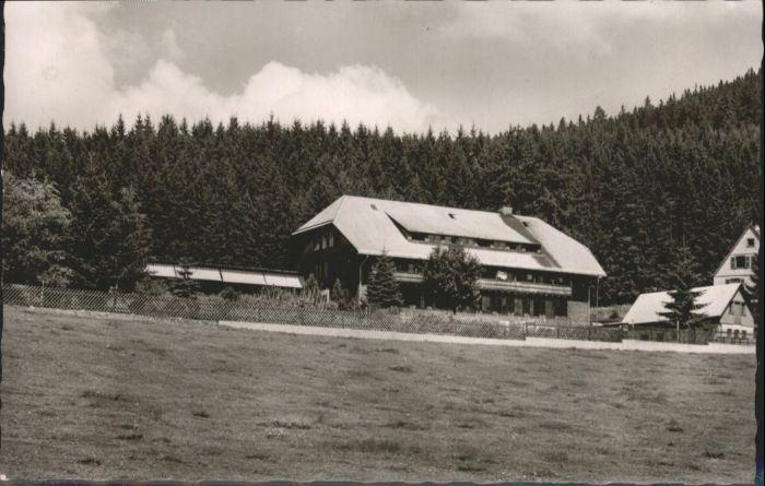Saig Schwarzwald Saig Kinderkurheim Schwoerer