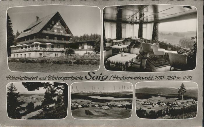 Saig Schwarzwald Saig Cafe Alpenblick