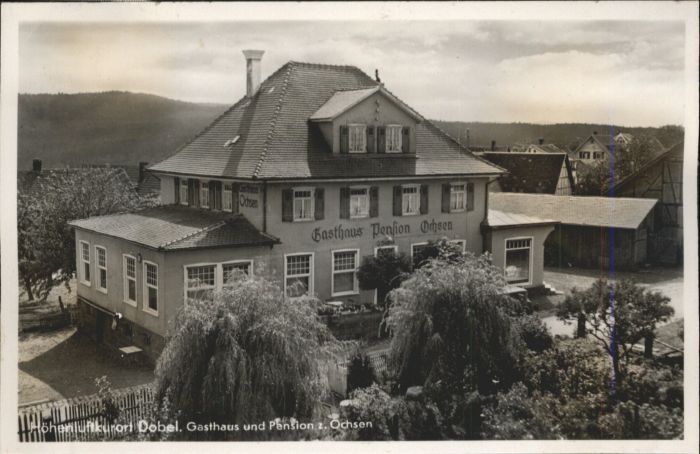 Dobel Schwarzwald Dobel Gasthaus Pension zum Ochsen