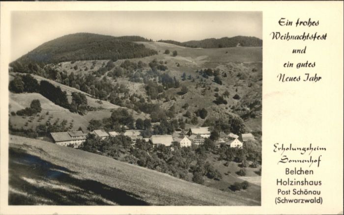 Holzinshaus Erholungsheim Sonnenhof Belchen