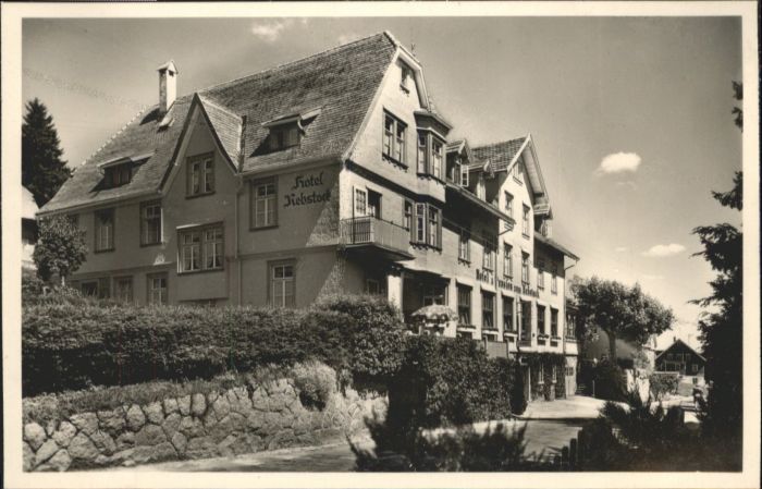 Schonach Schwarzwald Schonach Hotel Pension Rebstock