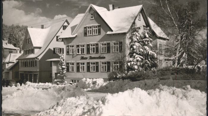 Schonach Schwarzwald Schonach Pension Tannenhain