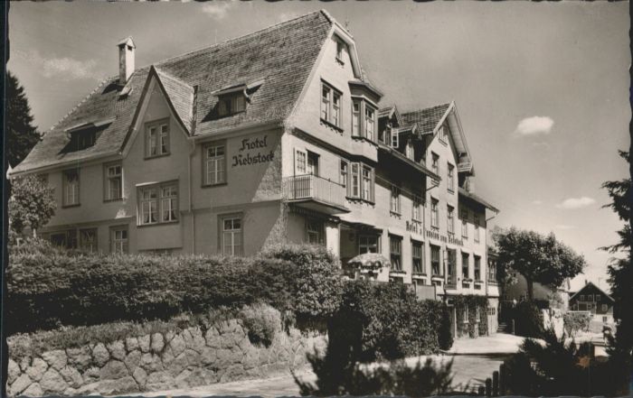 Schonach Schwarzwald Schonach Hotel Pension Rebstock