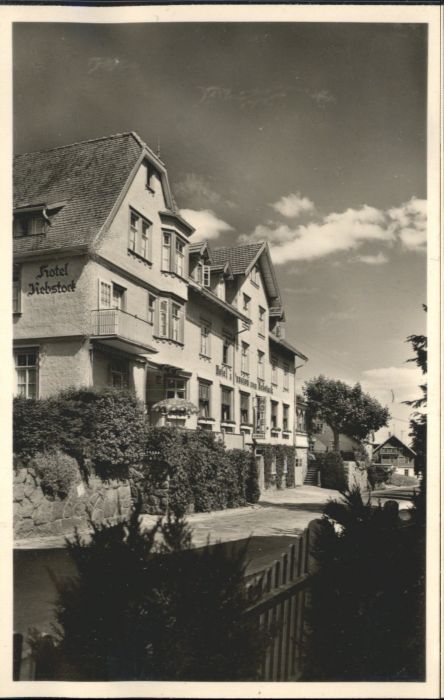 Schonach Schwarzwald Schonach Hotel Pension Rebstock