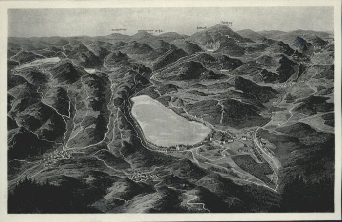 Lenzkirch Hochschwarzwald BW Reliefansicht