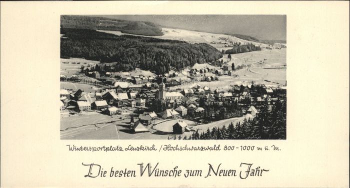 Lenzkirch Hochschwarzwald BW