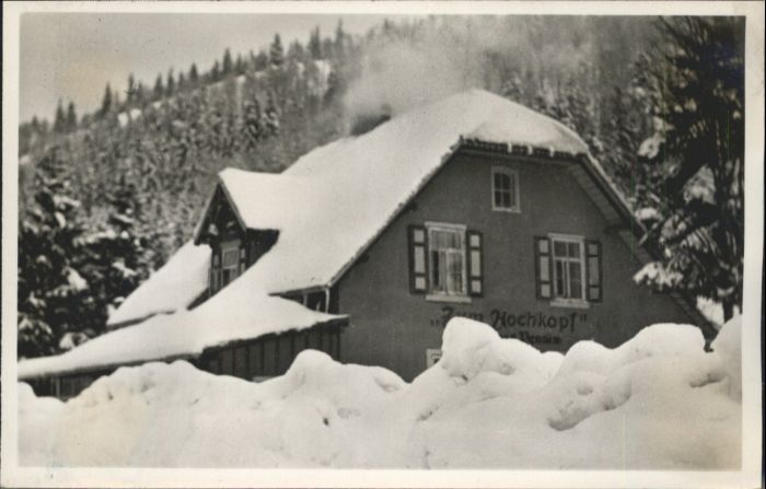 Todtmoos Schwarzwald BW Gasthaus Pension Hochkopf