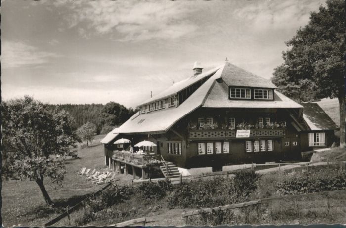 Todtmoos Schwarzwald BW Lehen Pension Dreimaedelhaus