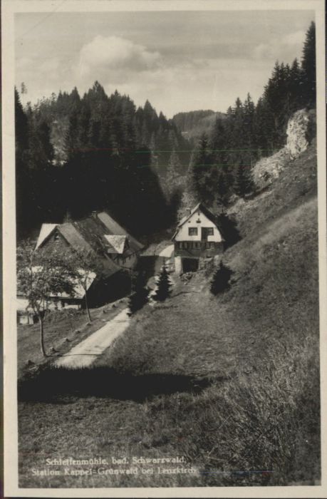 Lenzkirch Hochschwarzwald BW Schleifenmuehle Station Kappel