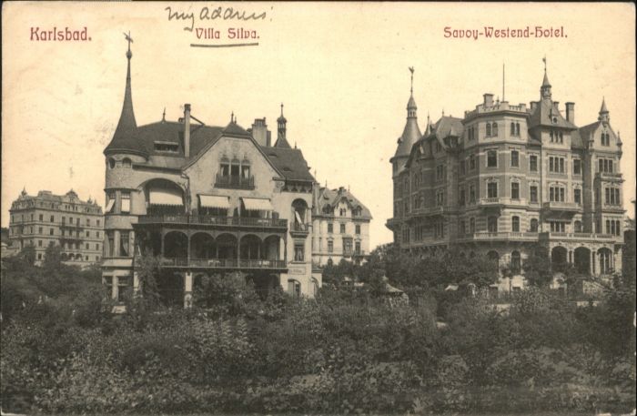 Karlsbad Eger Villa Silva Savoy Westend Hotel