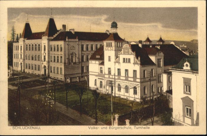 Schluckenau Volks Bürgerschule Turnhalle