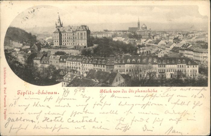 Teplitz-Schoenau Teplice Teplitz-Schönau