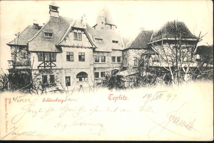 Teplitz-Schoenau Teplice Teplitz-Schönau Schlossberg