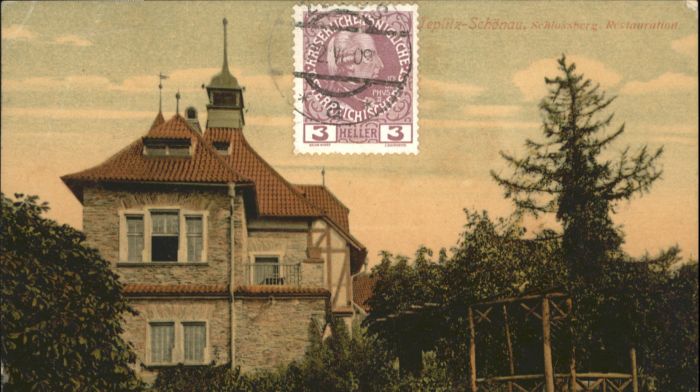Teplitz-Schoenau Teplice Teplitz-Schönau Schlossberg Restaurant