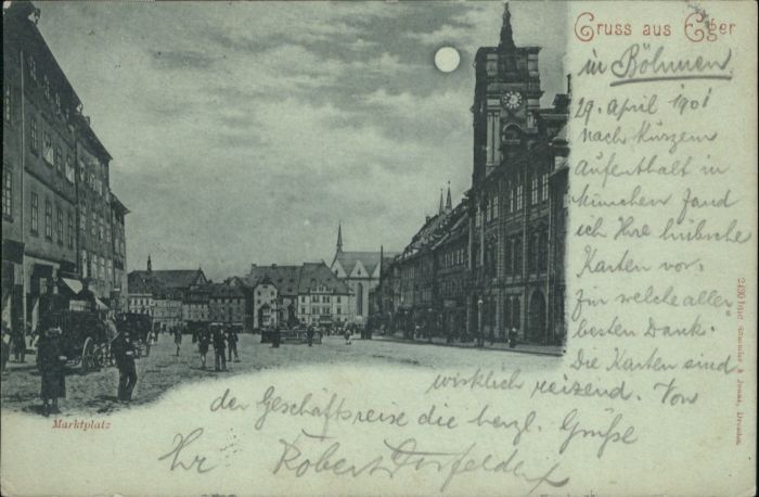 Eger Cheb Tschechien Eger Marktplatz