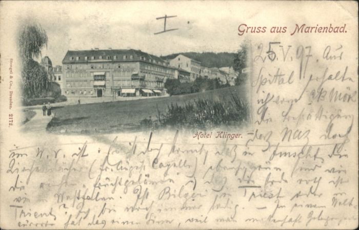 Marienbad Tschechien Boehmen Marienbad Hotel Klinger