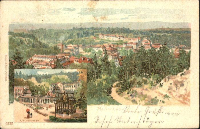 Marienbad Tschechien Boehmen Marienbad Kreuzbrunnen