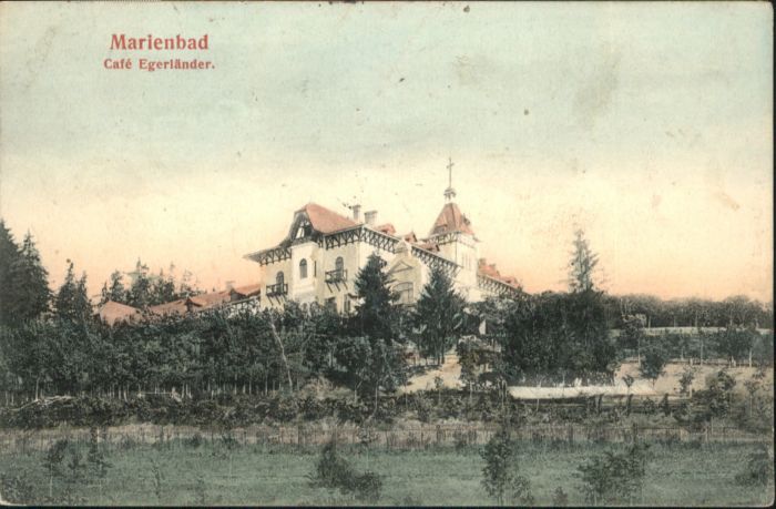 Marienbad Tschechien Boehmen Marienbad Cafe Egerländer
