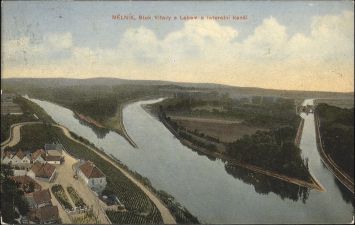 Melnik Tschechien Melnik Stok Vitavy Labem a lateralni ka