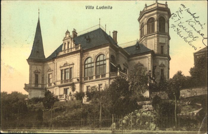Brandfis [Stempelabschlag] Villa Ludmila