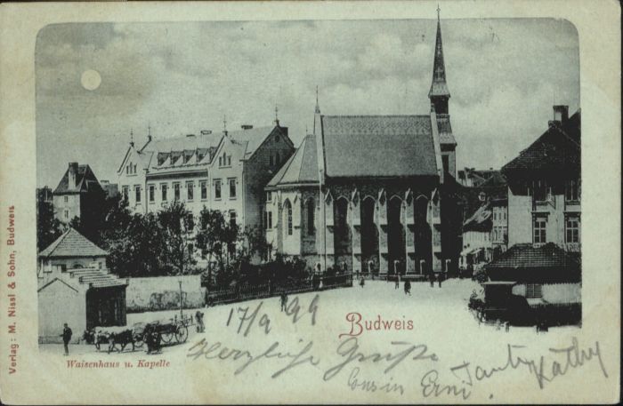 Budweis Ceske Budejowice Budweis Waisenhaus Kapelle Kutsche