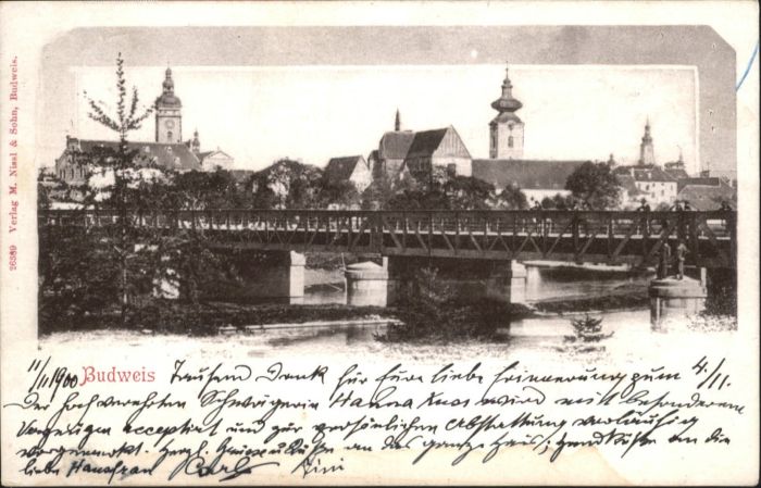 Budweis Ceske Budejowice Budweis Brücke