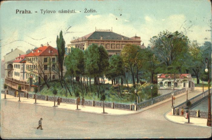 Prag Prahy Prague Prag Tylovo Namesti Zofin