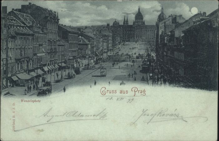 Prag Prahy Prague Prag Wenzelsplatz