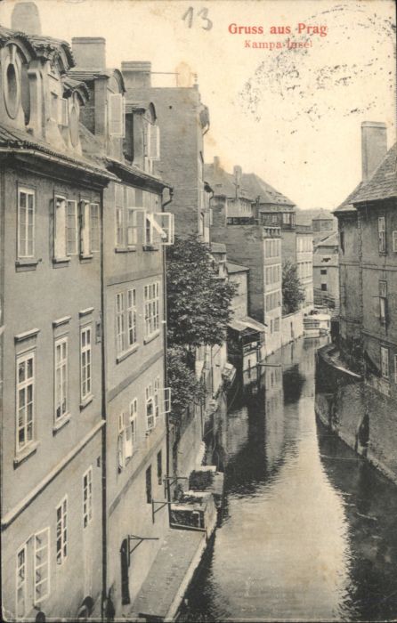 Prag Prahy Prague Prag Kampa Insel