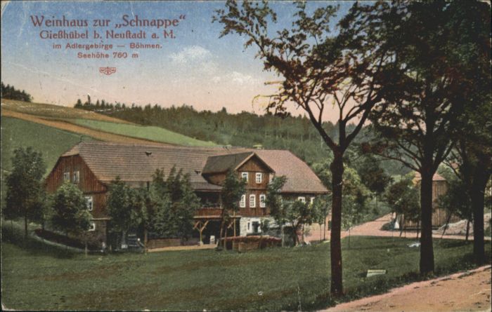 Giesshuebl-Sauerbrunn Tschechien Giesshübel bei Neustadt Weinhaus zur Sc