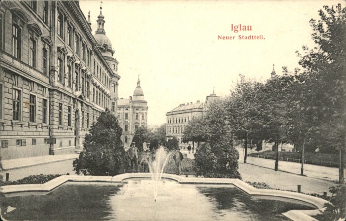 Iglau Jihlava Iglau Neuer Stadtteil Brunnen