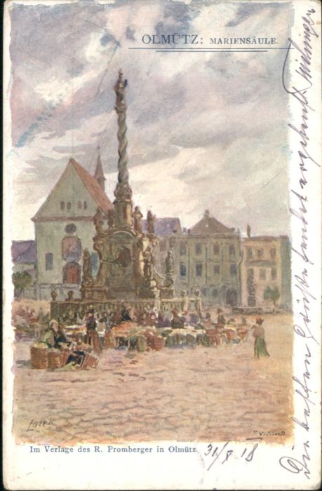 Olmuetz Olomouc Olmütz Mariensäule x