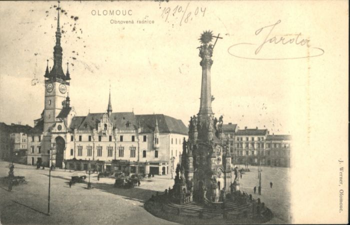 Olomouc Säule Kirche  Brunnen