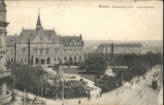 Bruenn Brno Brünn Deutsches Haus Lazanskyplatz Stra