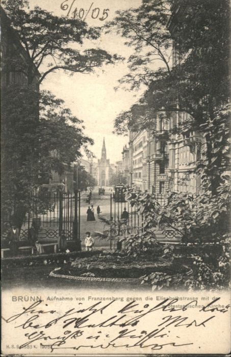 Bruenn Brno Brünn Elisabethstrasse Kirche